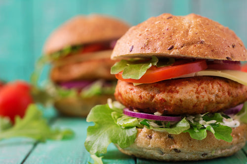 Kartoffel-Veggie-Burger