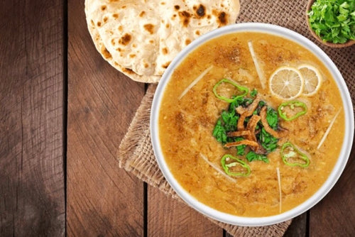 Rindfleisch Haleem (mit 2 Nan)